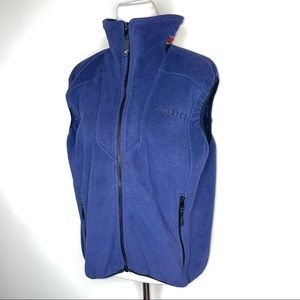 Vintage Helly Hansen Blue Fleece Vest Women's Size M